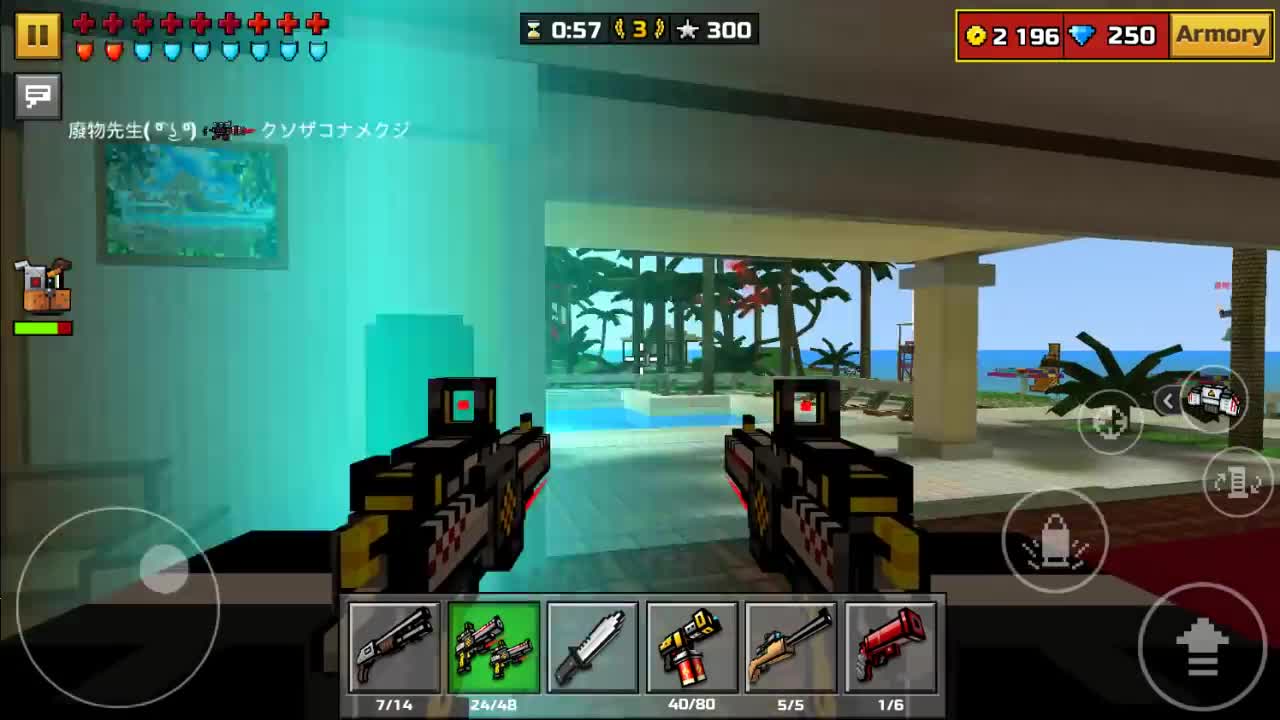 Dual Hawks Gameplay Pixel Gun 3D