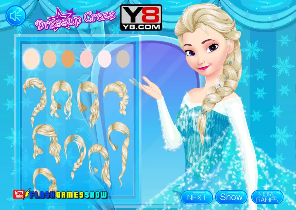 Elsa's Frozen Makeup Walkthrough