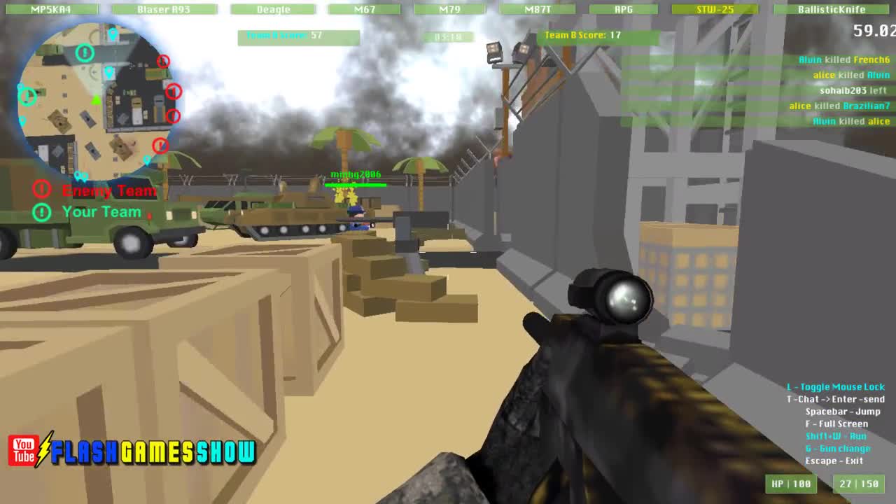 Military Wars 3D Multiplayer Walkthrough