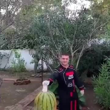 Cool Experiment With A Watermelon!