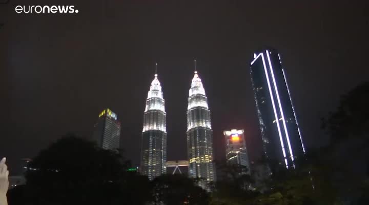 Malaysia Welcomes The New Year With Fireworks