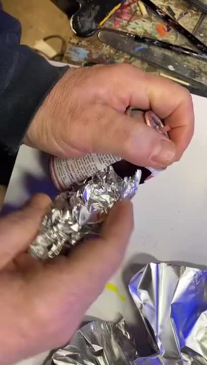 Guy Makes Monster Out of Tin Can Using Clay