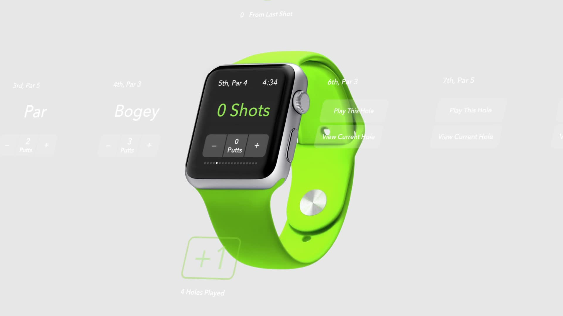 User Flow for Arccos on the Apple Watch