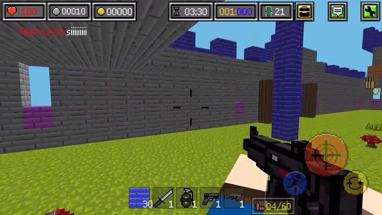 Combat Blocks Survival Online Mineinecraft Shooter