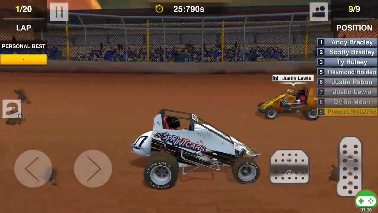 Dirt Tracking Sprint Cars Gameplay Android Review