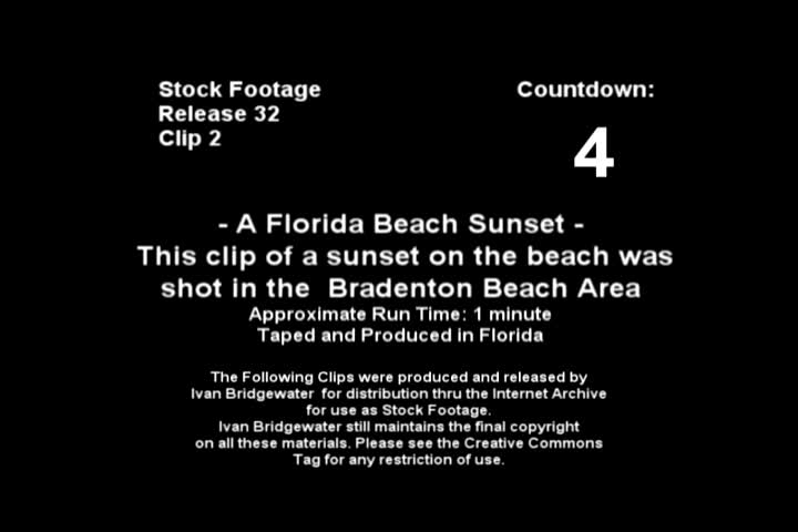 A Florida Beach Sunset