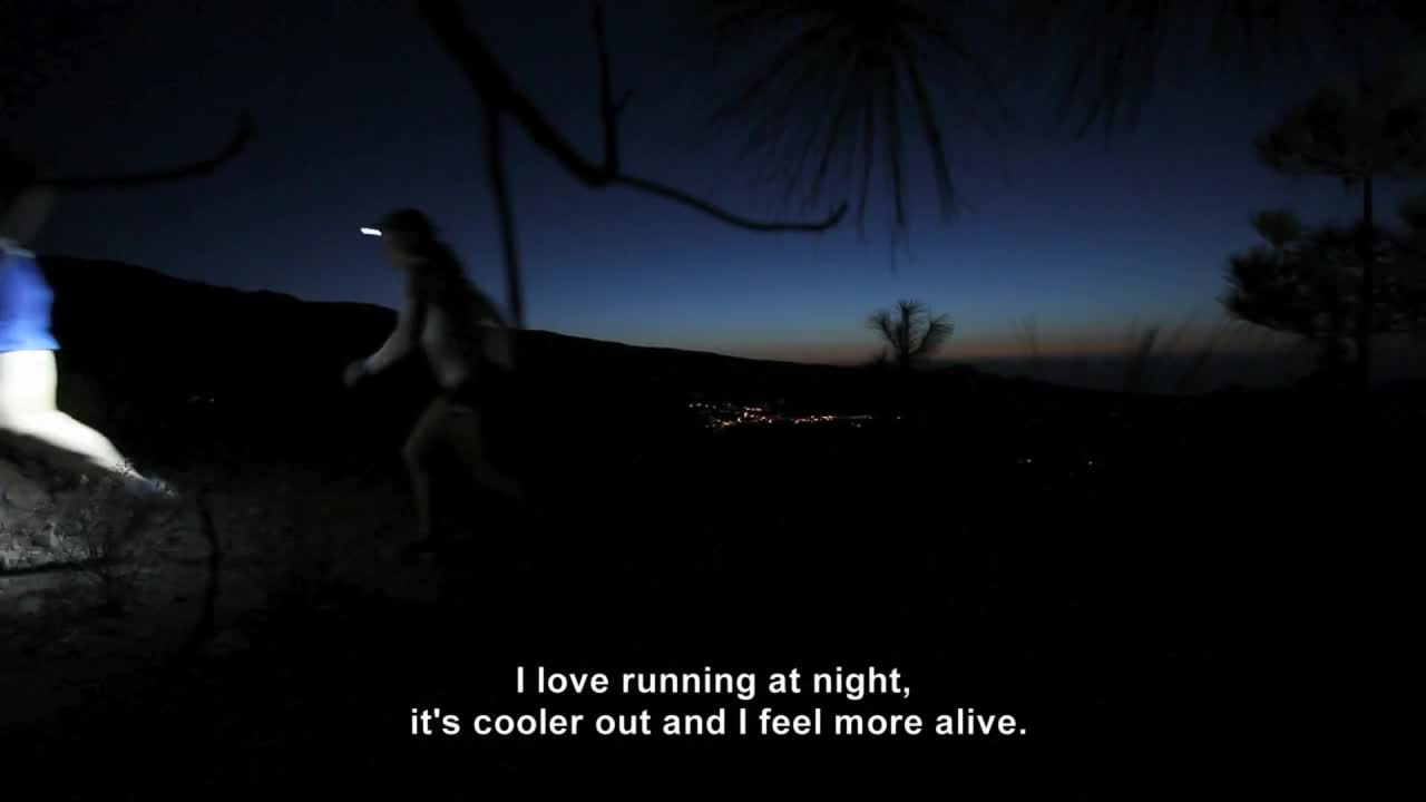 RUNNING at NIGHT