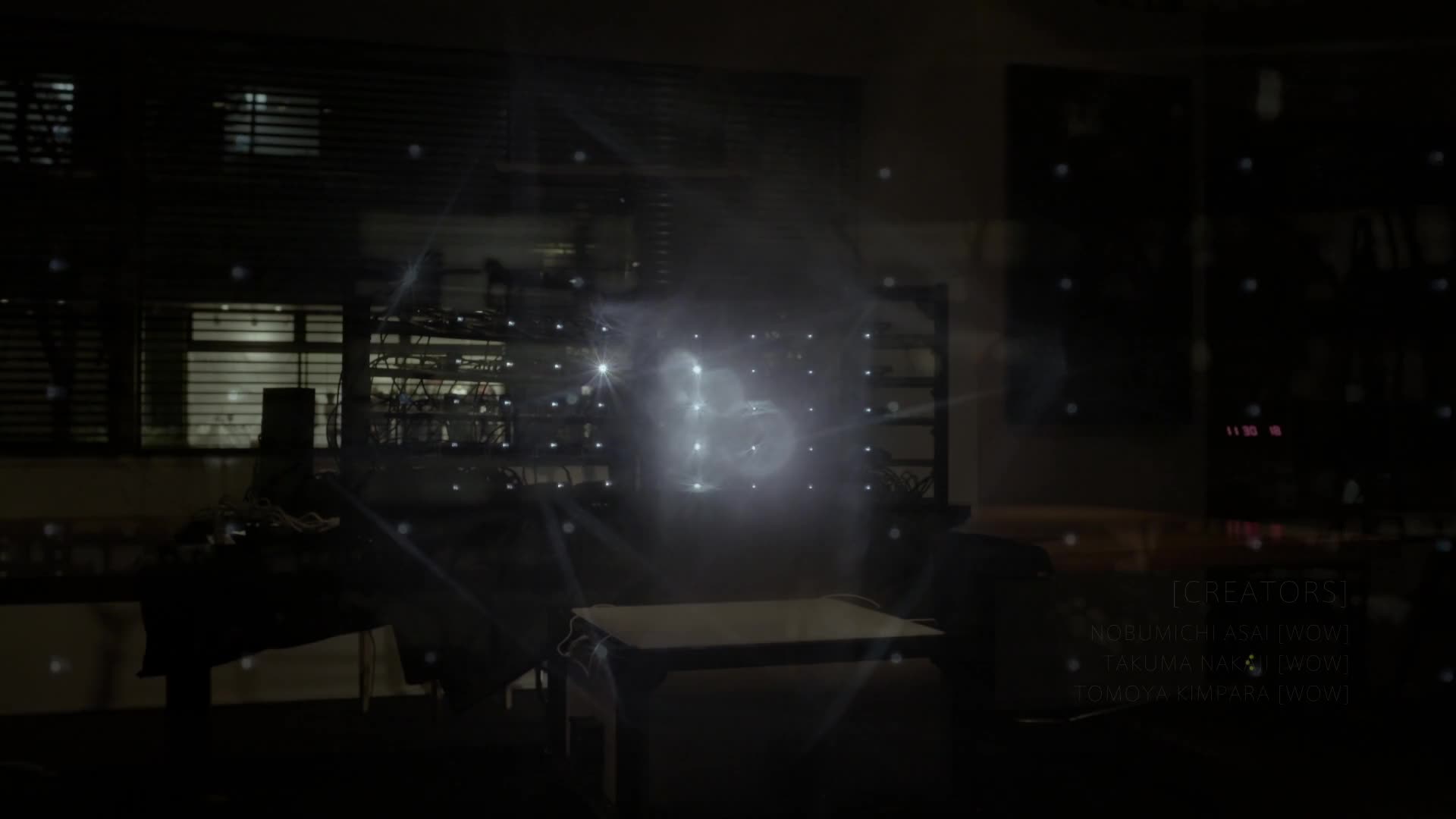 Light of Birth / 3d Laser Mist Hologram