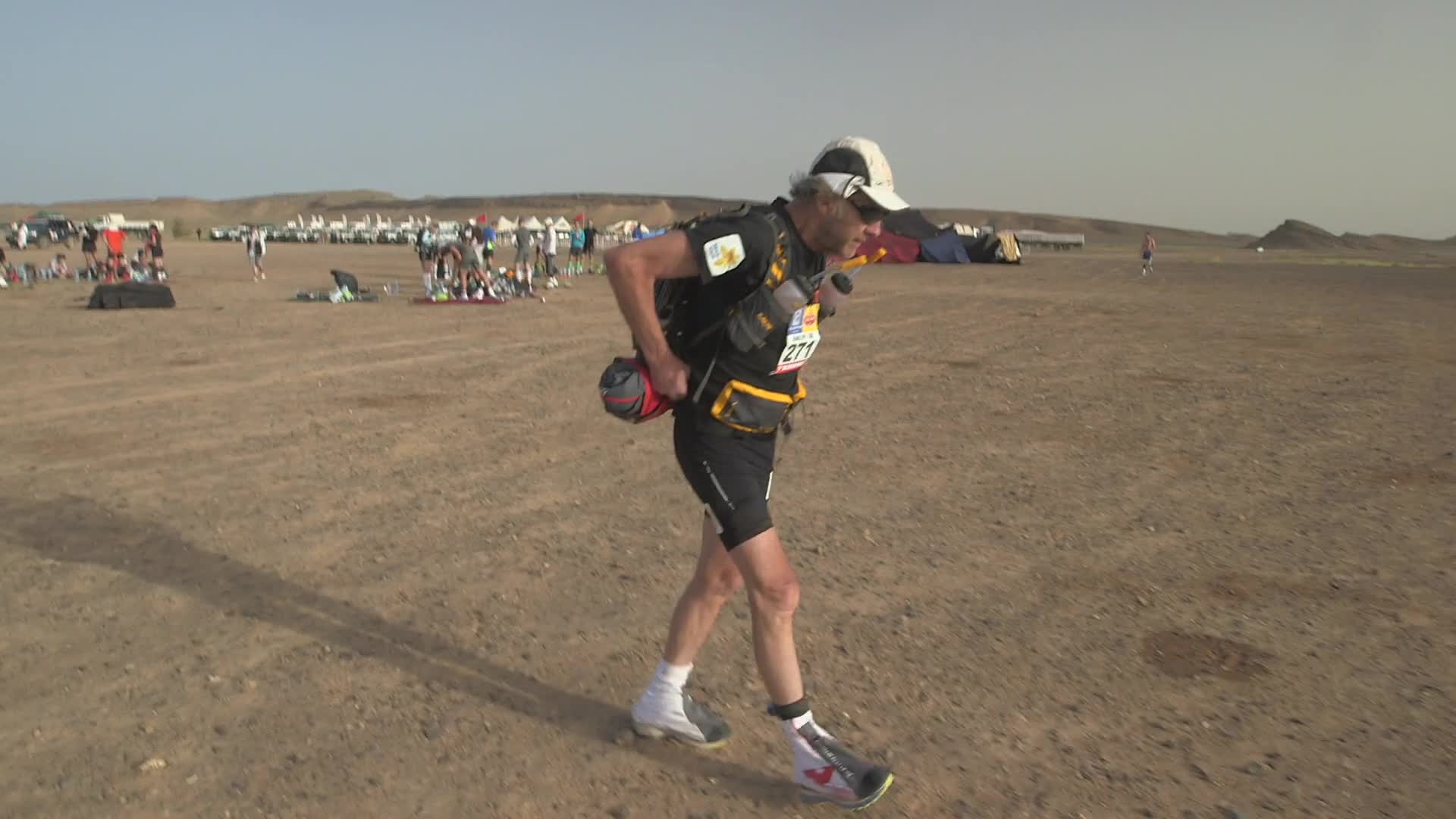 Sir Ranulph Fiennes Marathon des Sables Day One