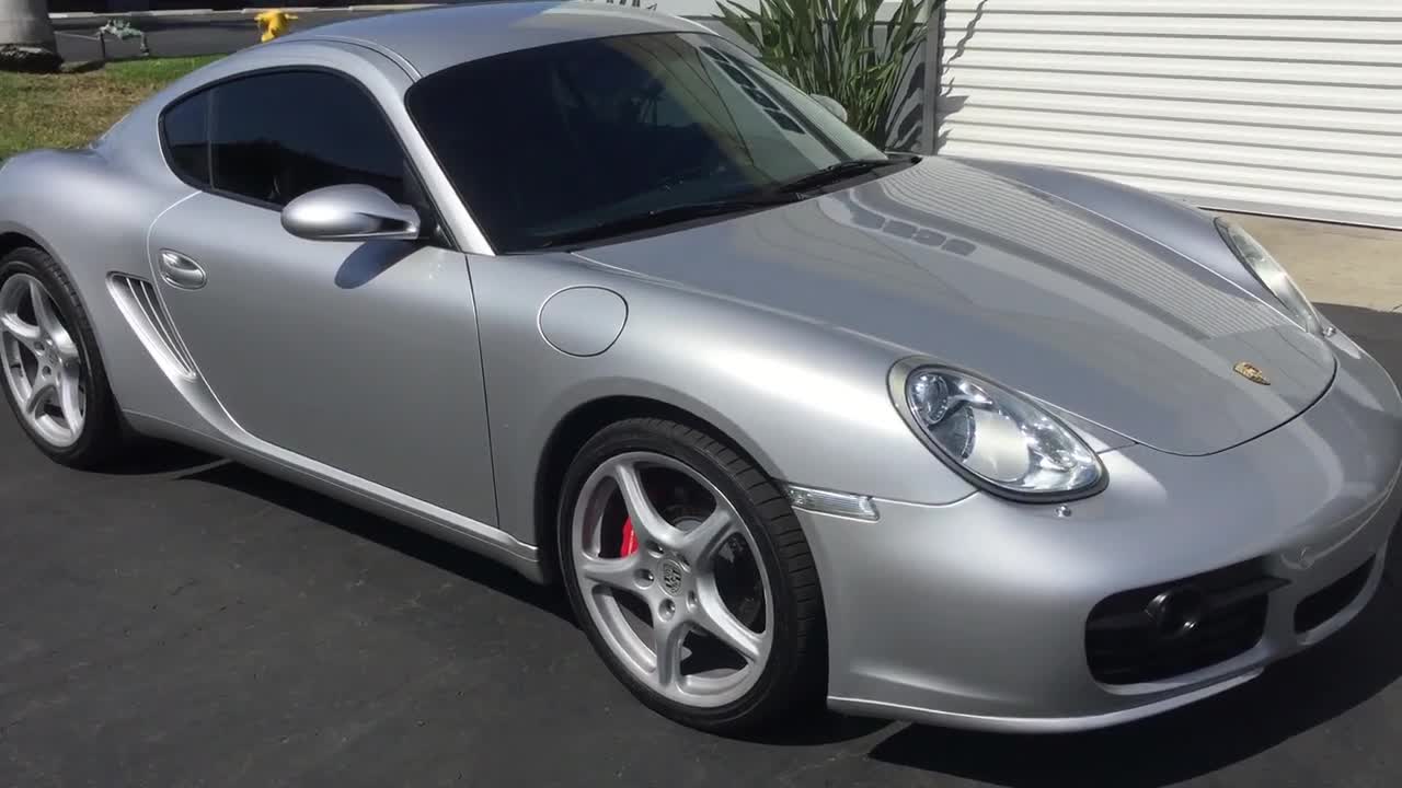 2006 Porsche Cayman S in Arctic Silver For Sale