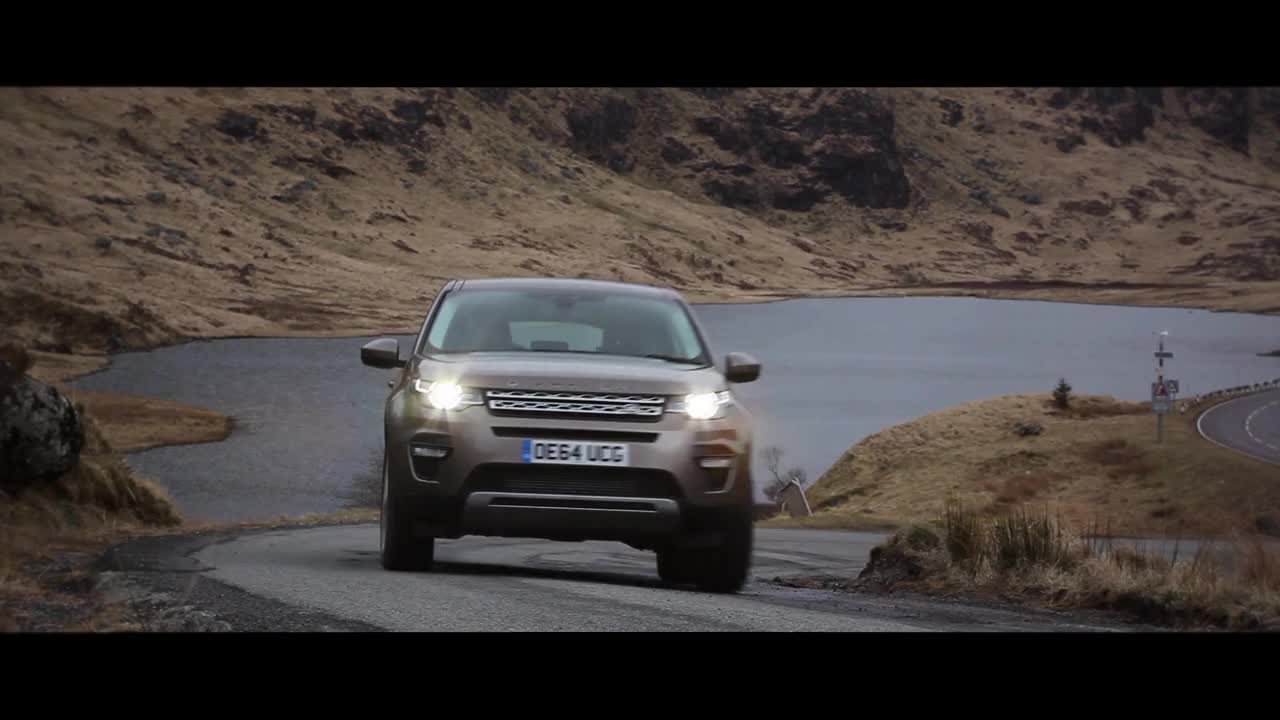 New Range Rover Disovery Sport in the Scottish