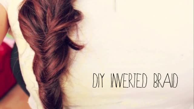 DIY Inverted Braid