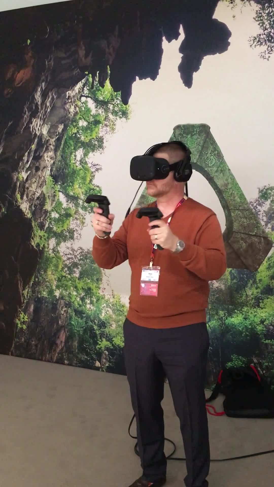 Virtual  Reality With HTC At MWC 2016.