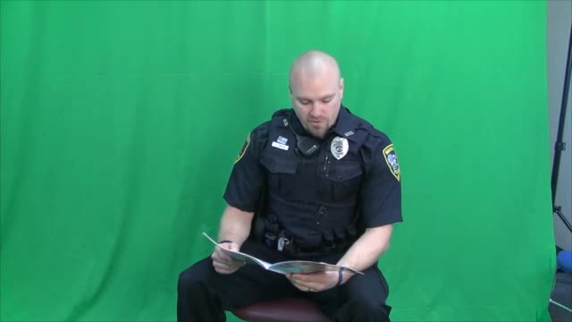 A.L.I.C.E. Training Book Reading with Officer