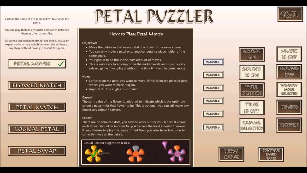 Petal Puzzler Game Demo