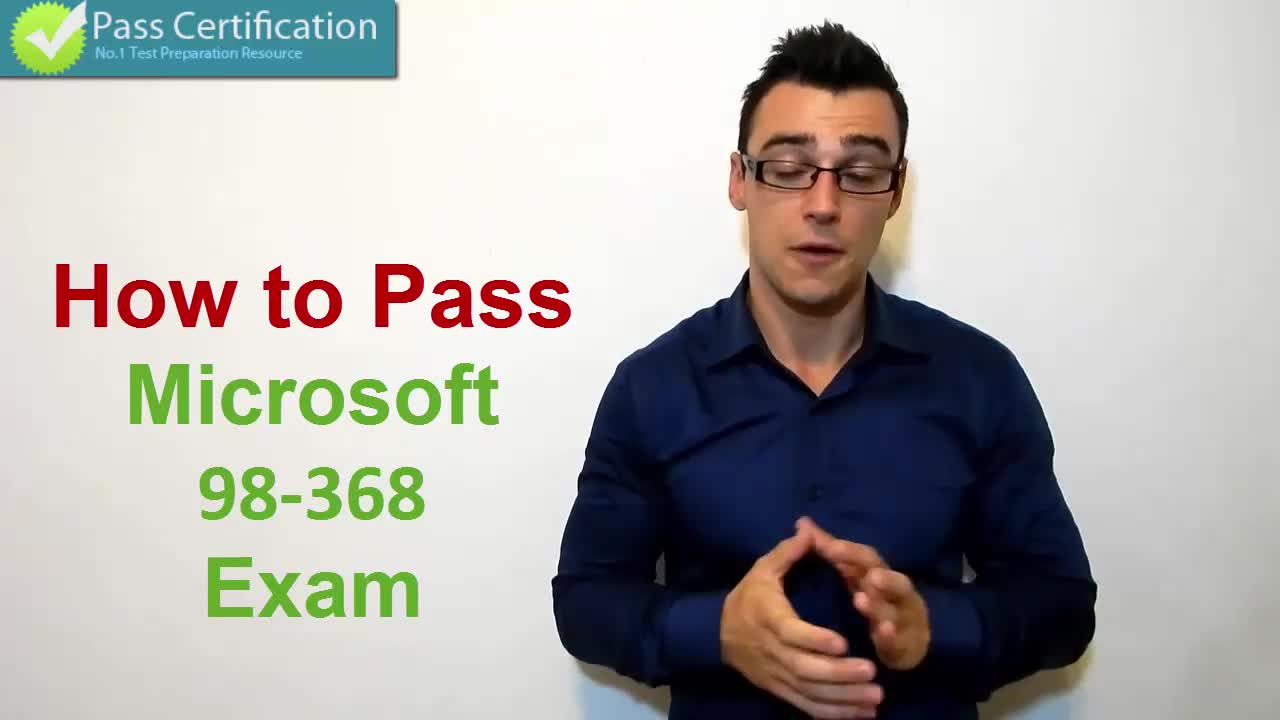 98-368 Exam Questions & Practice Test Software