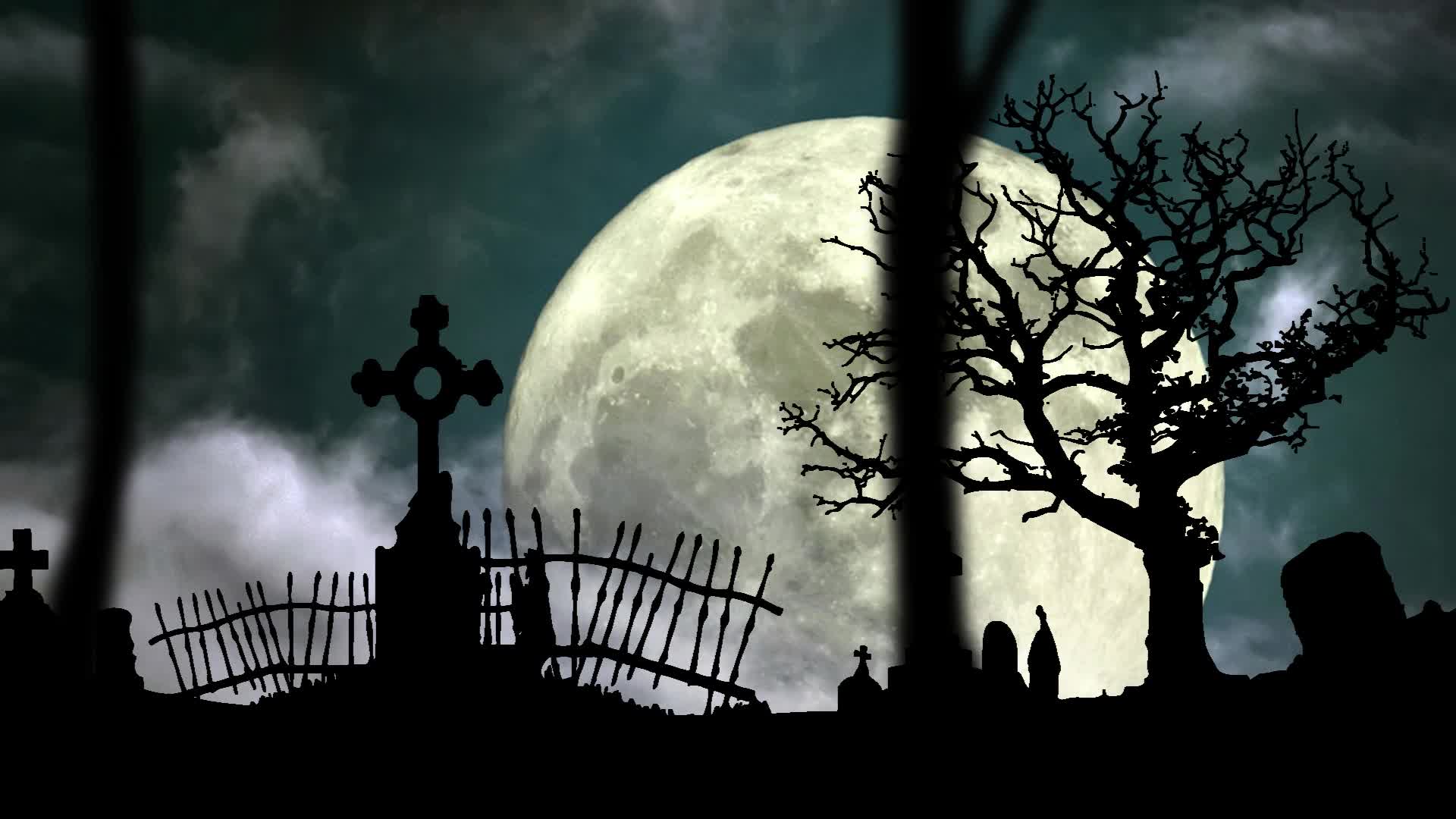 Halloween Graveyard - Weird - 4fun.com
