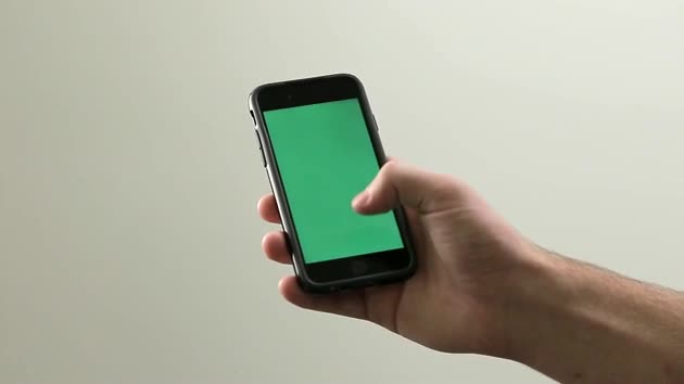 iPhone 6 in Hand - Chroma Key/Green Screen
