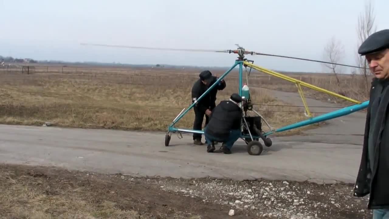 A Homemade Helicopter / Gyrocopter