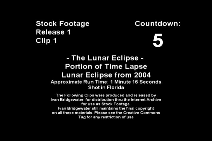 Timelapse Lunar Eclipse