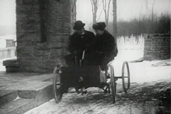 First Automobile - Henry And Clara Ford