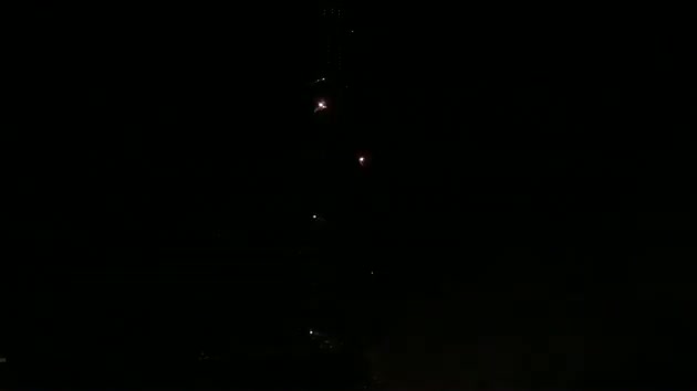 Spiral Fireworks at the Burj Khalifa